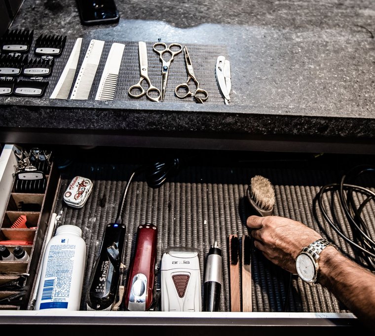 Un barbershop où l'on ne se presse pas